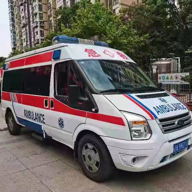 文登长途救护车护送病人返乡